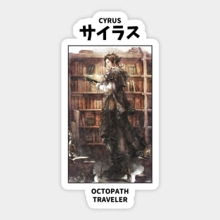 Cyrus Octopath Traveler Sticker